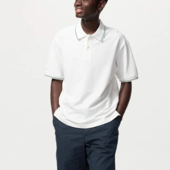 JW Anderson X Uniqlo Dry Pique Polo Short Sleeve Unisex - Picture 3 of 9